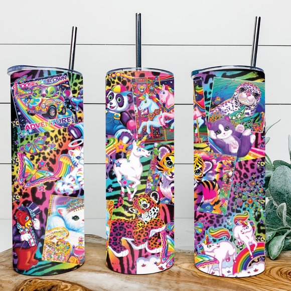 Other - Custom 20oz Lisa Frank tumbler!